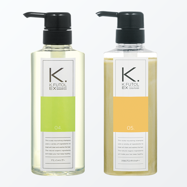 ケフトルEX-シャンプー＆コンディショナー ボトルセット