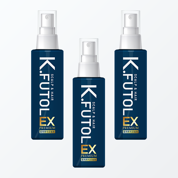 薬用発毛促進剤 ケフトルEXプレミアムローション120ml×3個