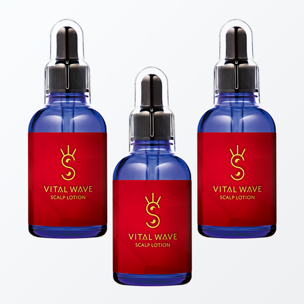 バイタルウェーブ-スカルプローション 60ml ボトル×3個